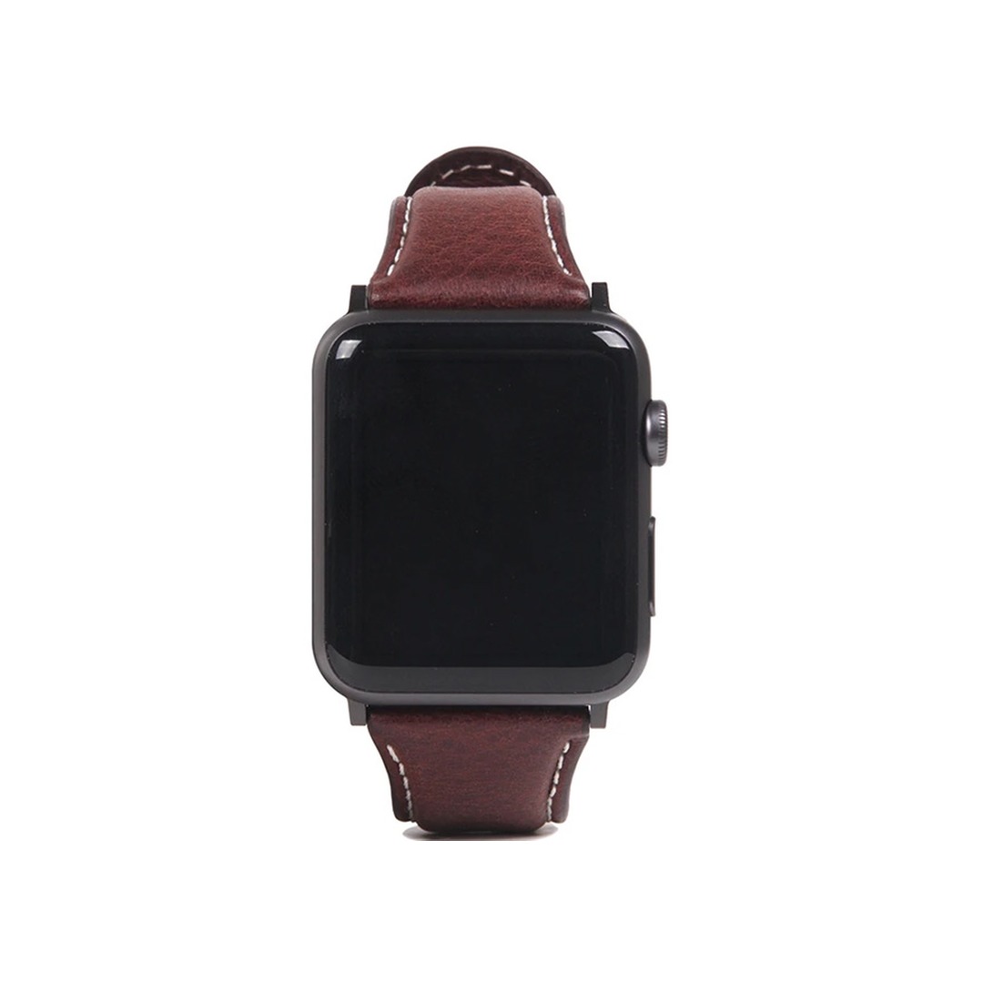 SLG Design D6 Apple Watch 38/40/41mm barna bőrszíj